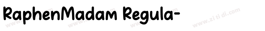 RaphenMadam Regula字体转换